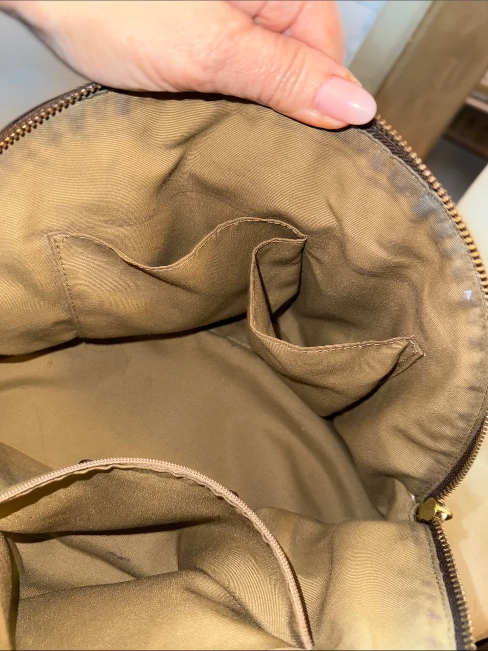Coach Brown Signature Peyton Dome Satchel - Picture 12 of 16